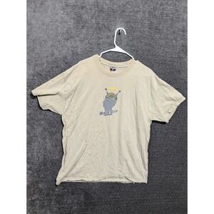 Vintage 1994 Lollapalooza Chicago Mindfield T-Shirt Hanes Beefy Tan Large